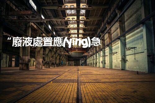 “廢液處置應(yīng)急預(yù)案，綠色守護(hù)，安全無憂新篇章”